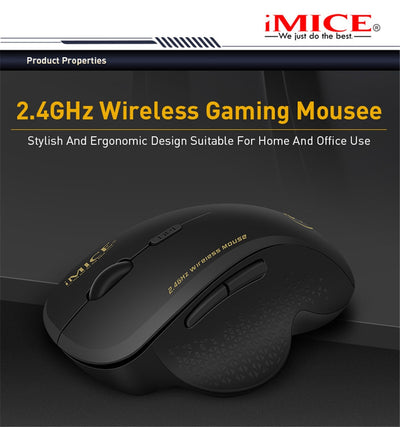 Ergonomic Wireless Bluetooth Computer Mouse