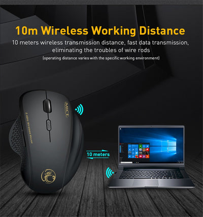 Ergonomic Wireless Bluetooth Computer Mouse