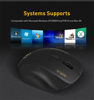 Ergonomic Wireless Bluetooth Computer Mouse