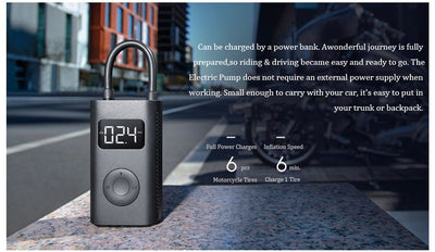 Smart Tire Pressure Detection Electric Pump