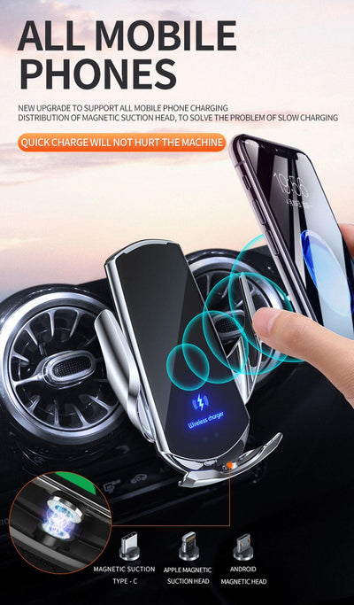 Automatic Car Wireless Charger for iPhone & Samsung S20