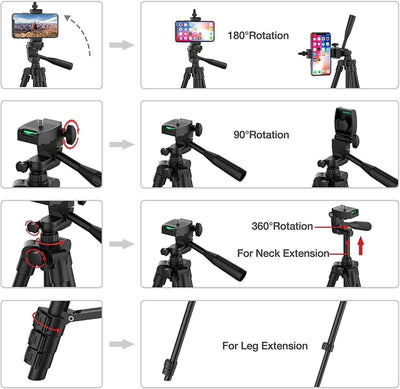 Lightweight Remote Control Tripod For Phone And Camera