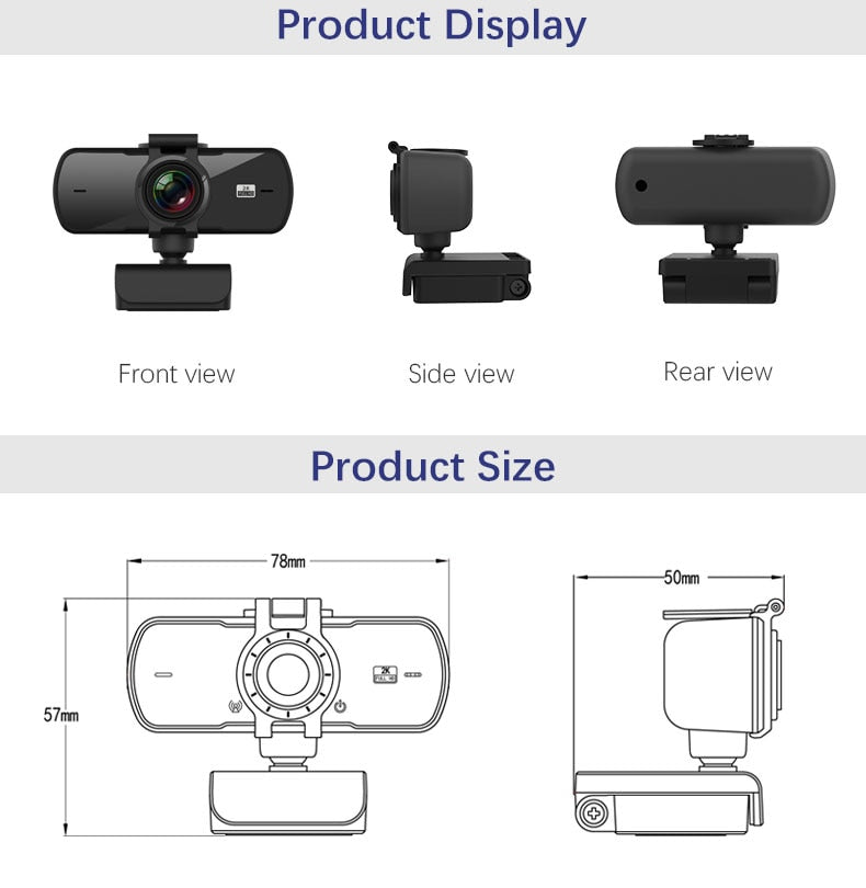 Full HD Autofocus With Microphone USB Web Camera