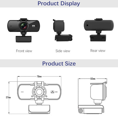 Full HD Autofocus With Microphone USB Web Camera