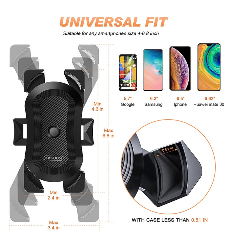 Universal Motorcycle Bicycle Phone Holder